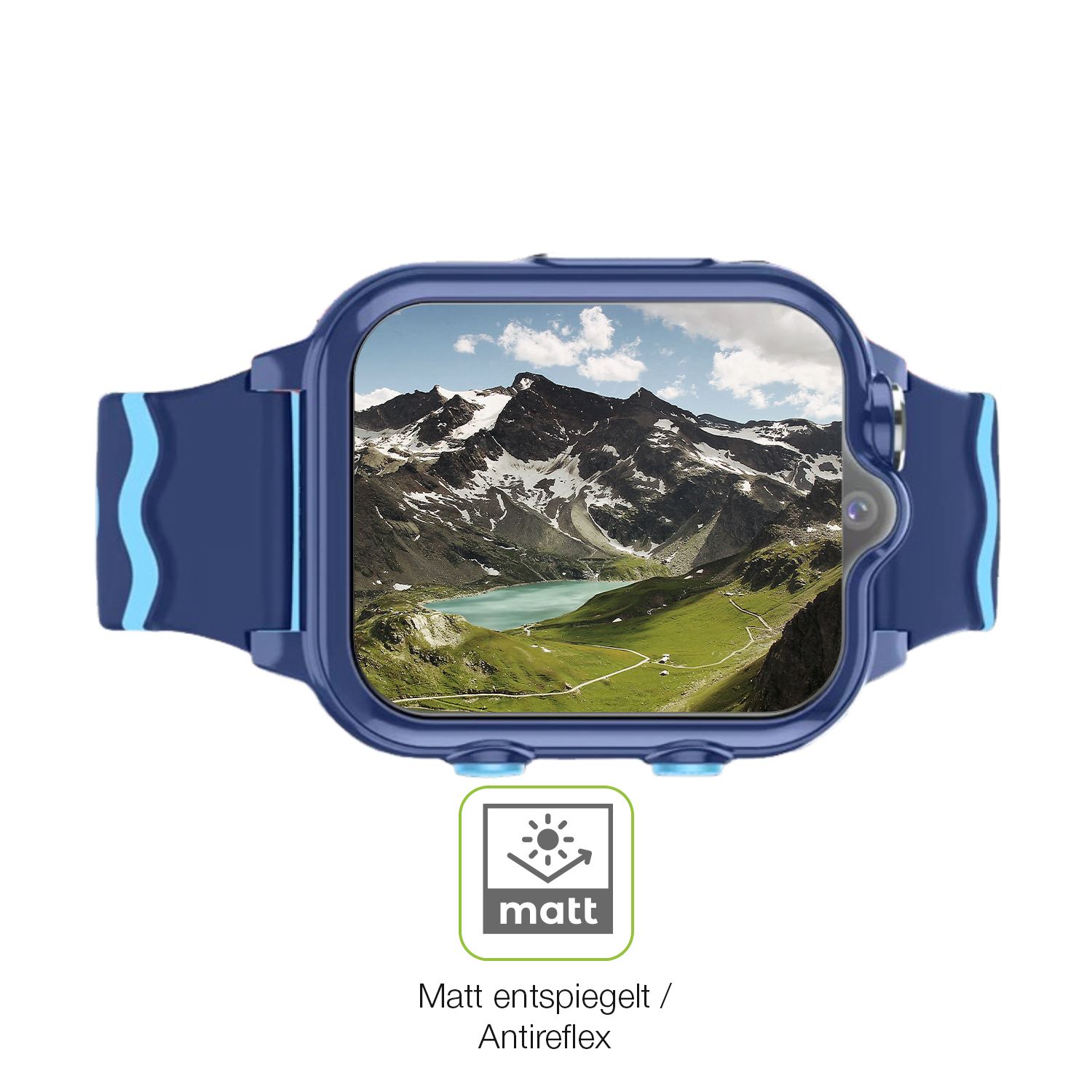 Flexible TPU-Folie passend zugeschnitten für Sytifro D35 Kindersmartwatch, vollständige Abdeckung