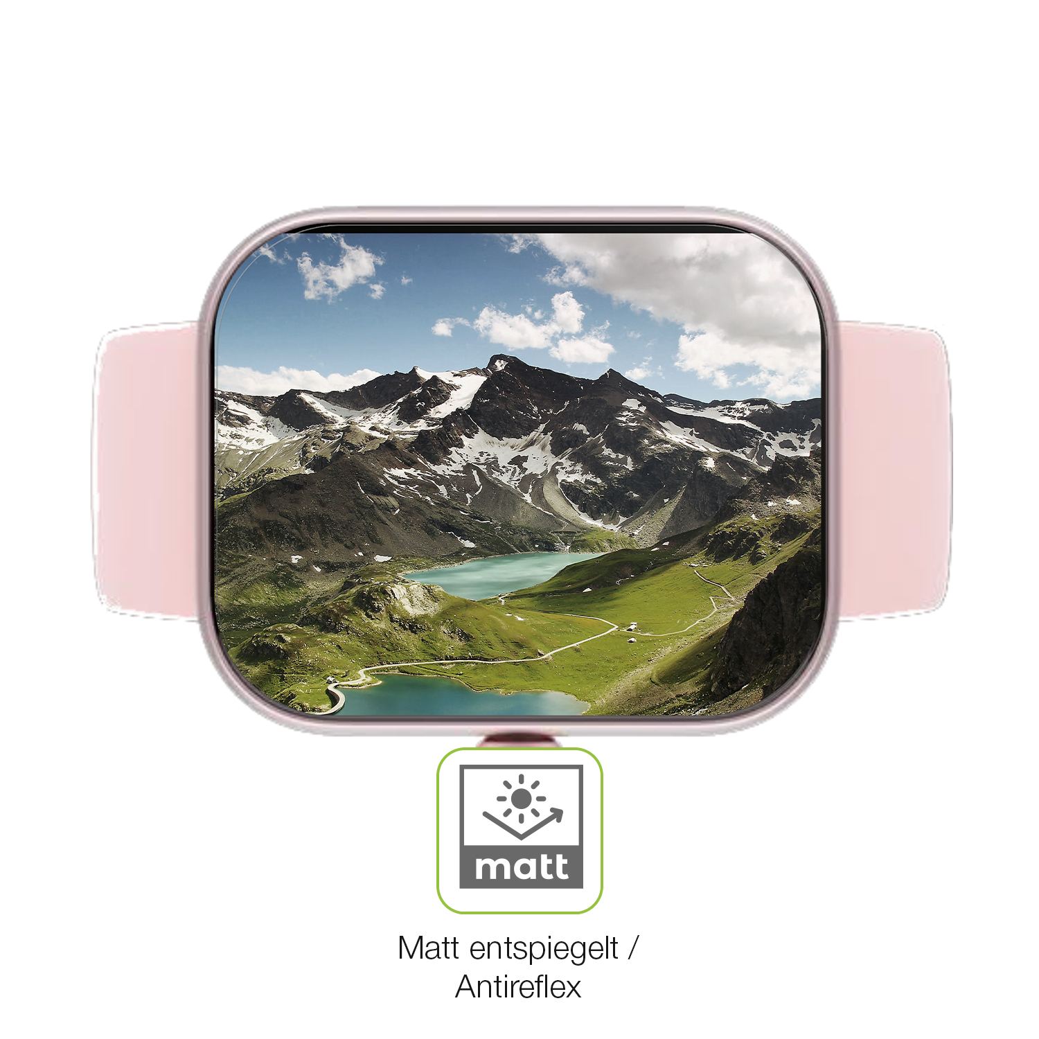 Flexible TPU-Folie passend zugeschnitten für Toobur 1.91 Zoll Smartwatch, vollständige Abdeckung