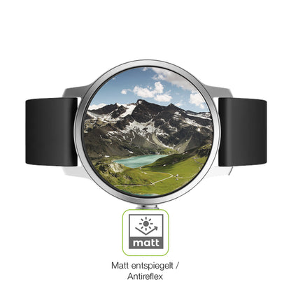 Flexible TPU-Folie passend zugeschnitten für Withings Scanwatch 42mm Gen. 1, vollständige Abdeckung