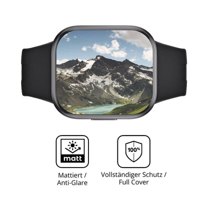 2x Full Cover Schutzfolie matt für Xiaomi Redmi Watch 6 Active