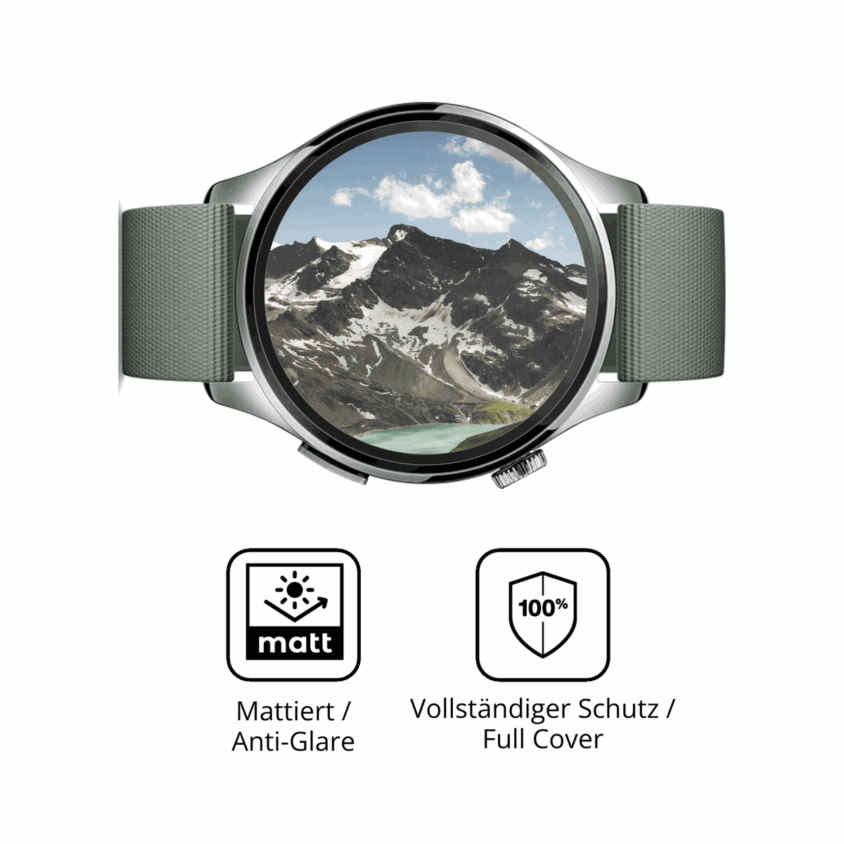 Flexible TPU-Folie passend zugeschnitten f�r Xiaomi Watch 5, vollst�ndige Abdeckung