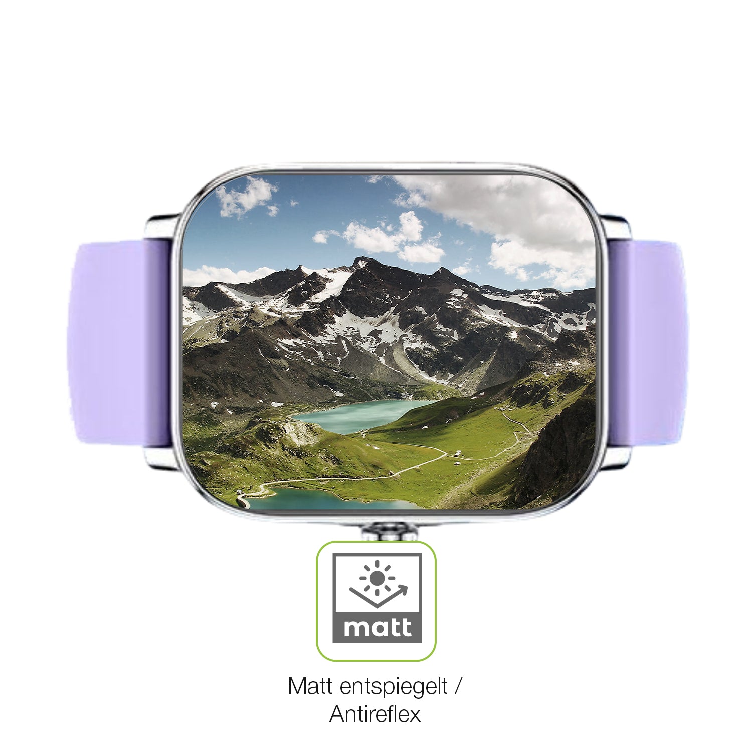 Flexible TPU-Folie passend zugeschnitten für Zhizhi Smartwatch P90 1.85 Zoll, vollständige Abdeckung