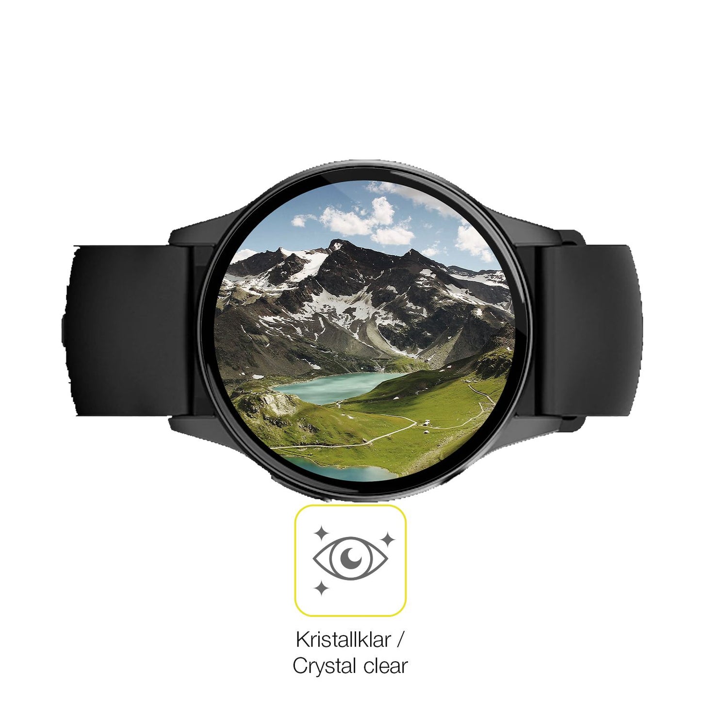 Dünne und klare Folie passend zugeschnitten für 360Grad FITSmartWatch LIGHT 2 2025