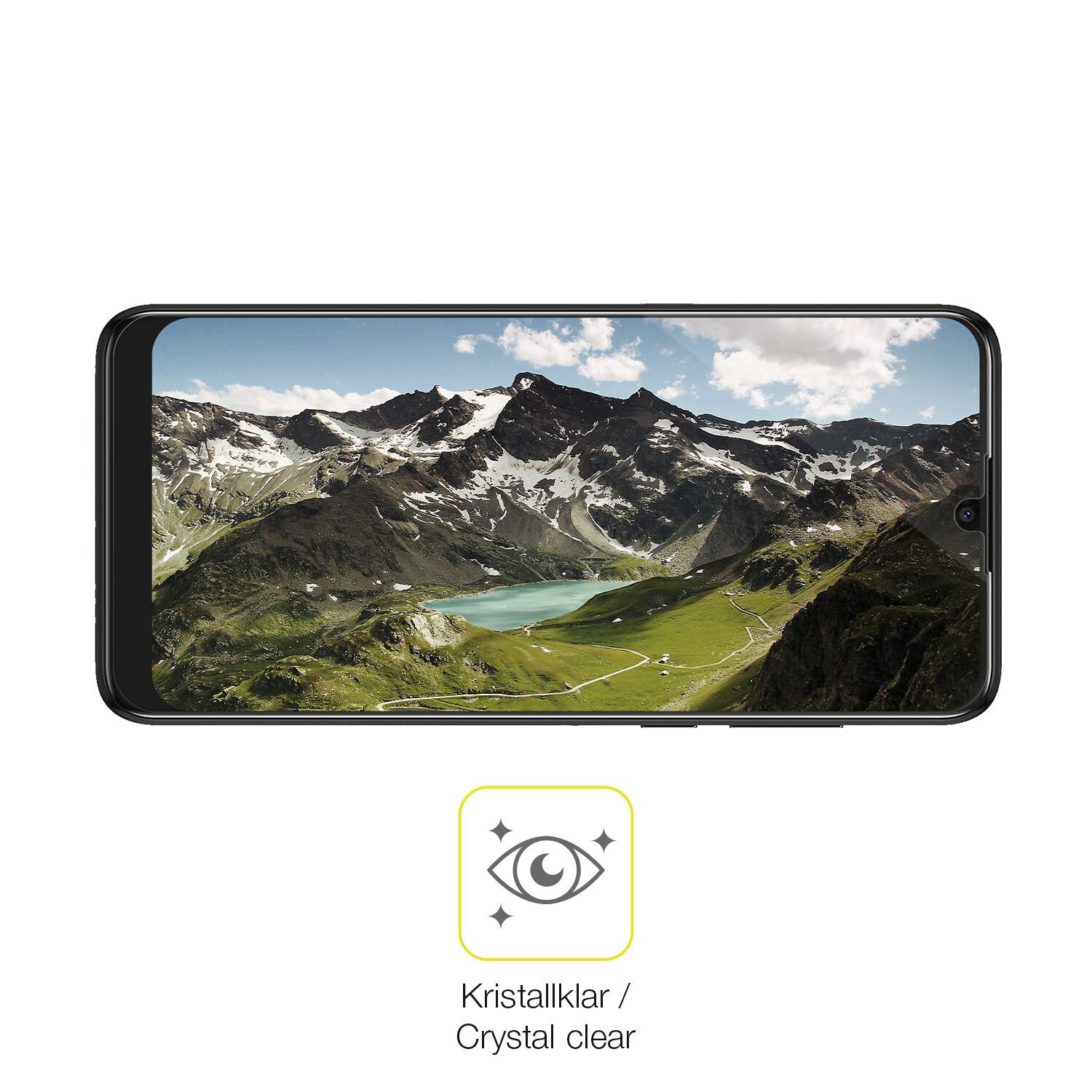 Dünne und klare Folie passend zugeschnitten für alcatel 3L 2020