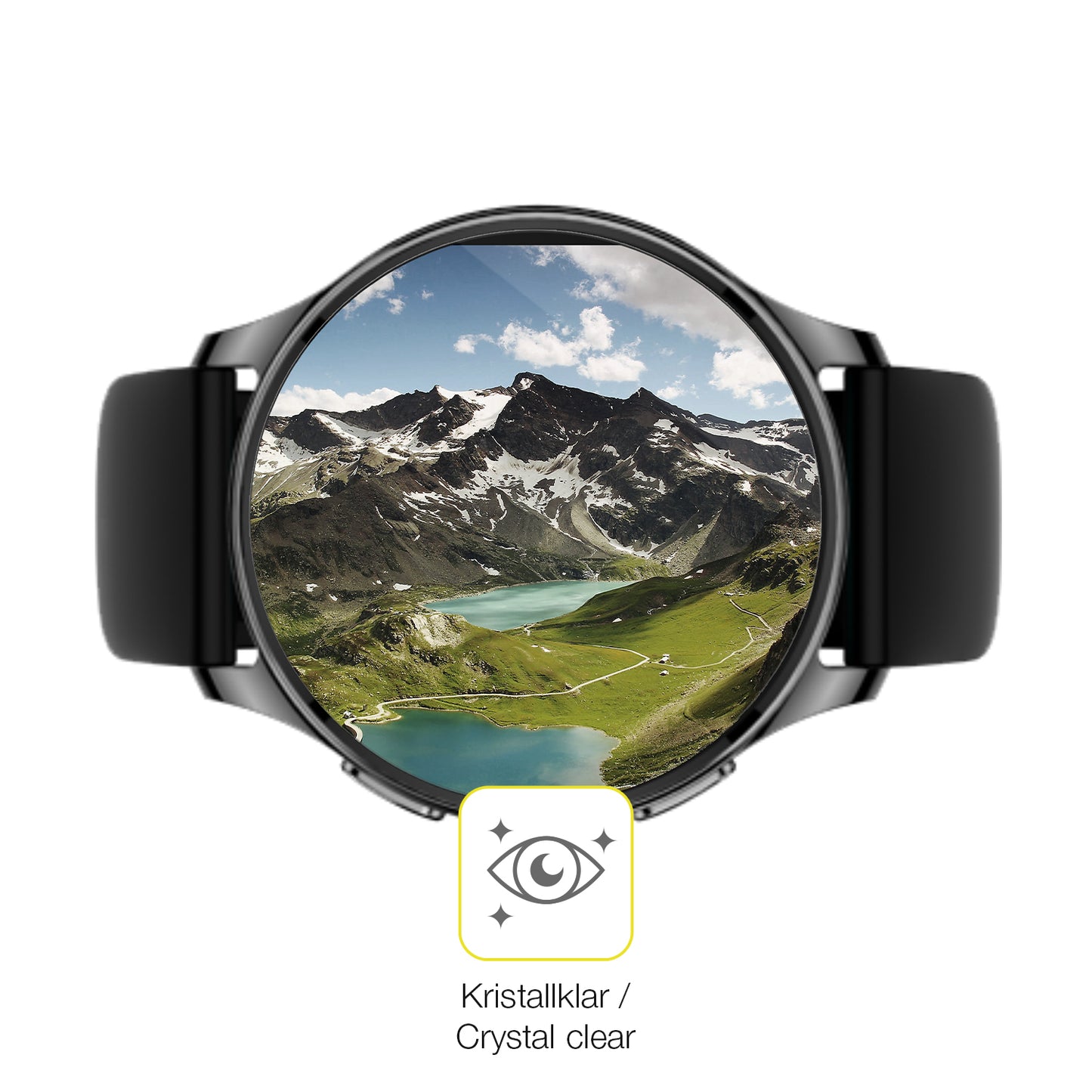 Dünne und klare Folie passend zugeschnitten für Amazfit Pop 3r