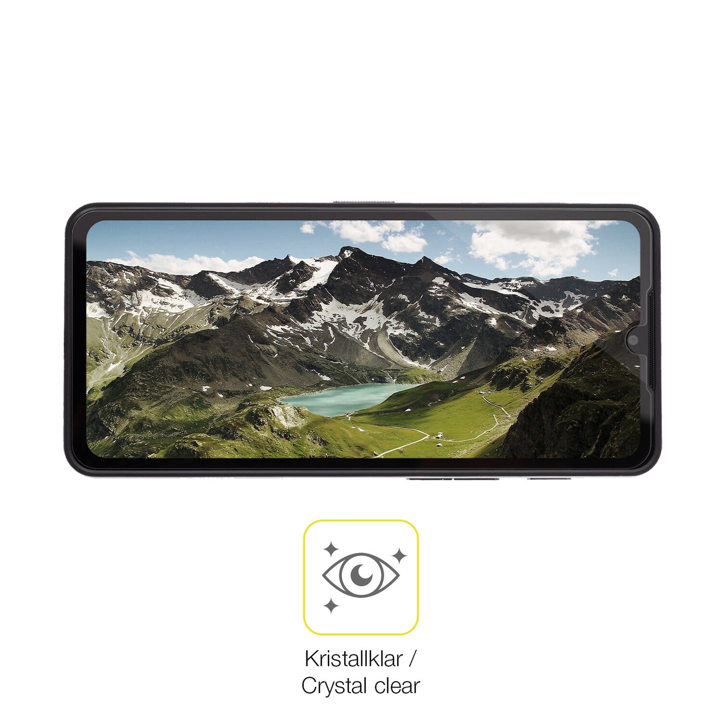 Dünne und klare Folie passend zugeschnitten für Cat S75