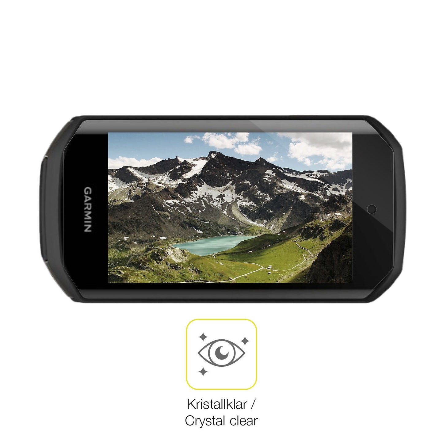 Dünne und klare Folie passend zugeschnitten für Garmin Edge 1050