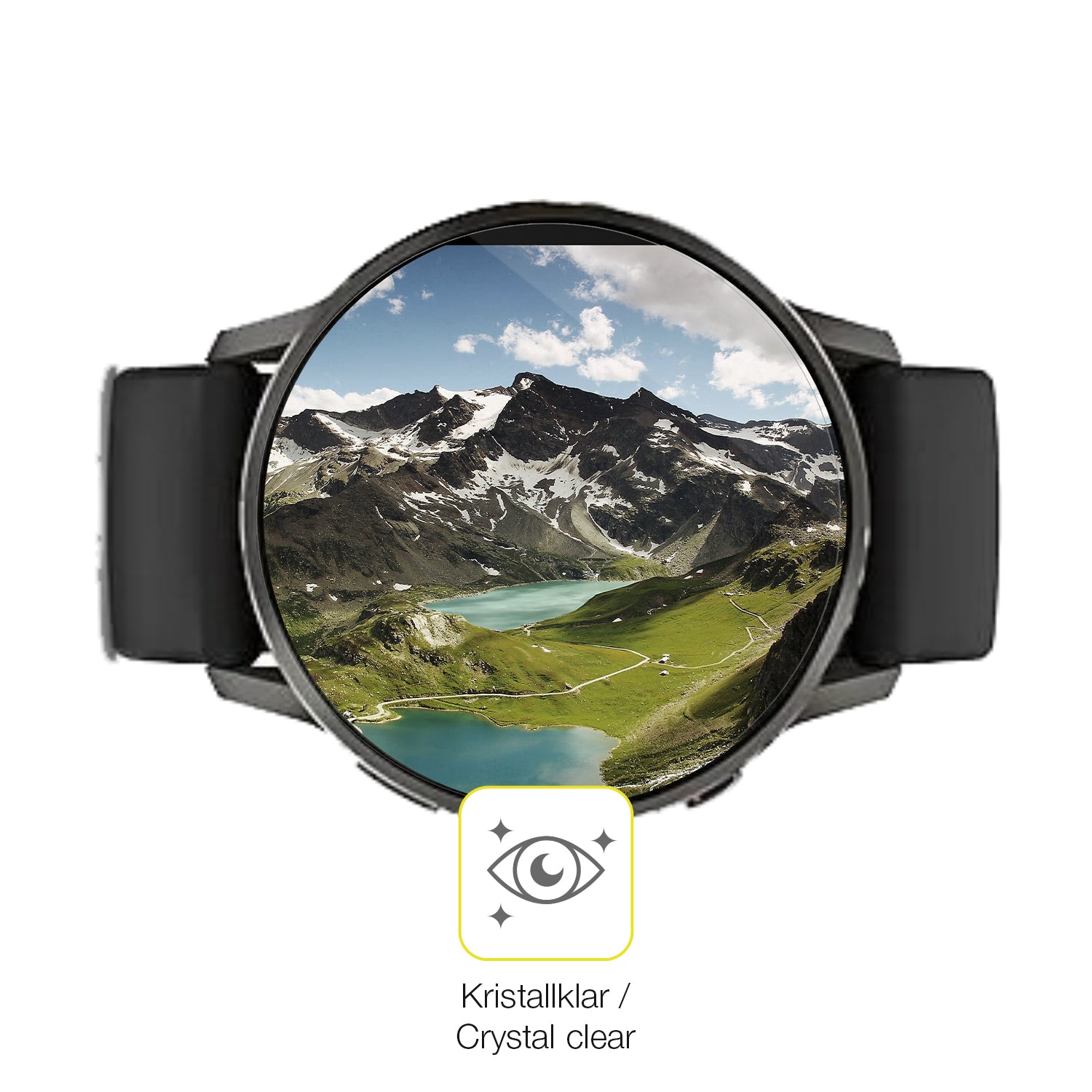 Dünne und klare Folie passend zugeschnitten für Garmin Venu 4 45mm