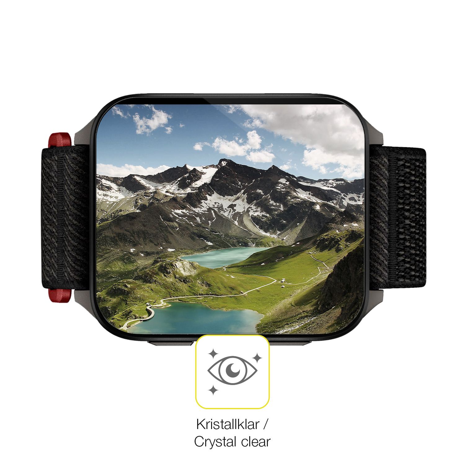 Dünne und klare Folie passend zugeschnitten für Garmin Venu X1 51mm