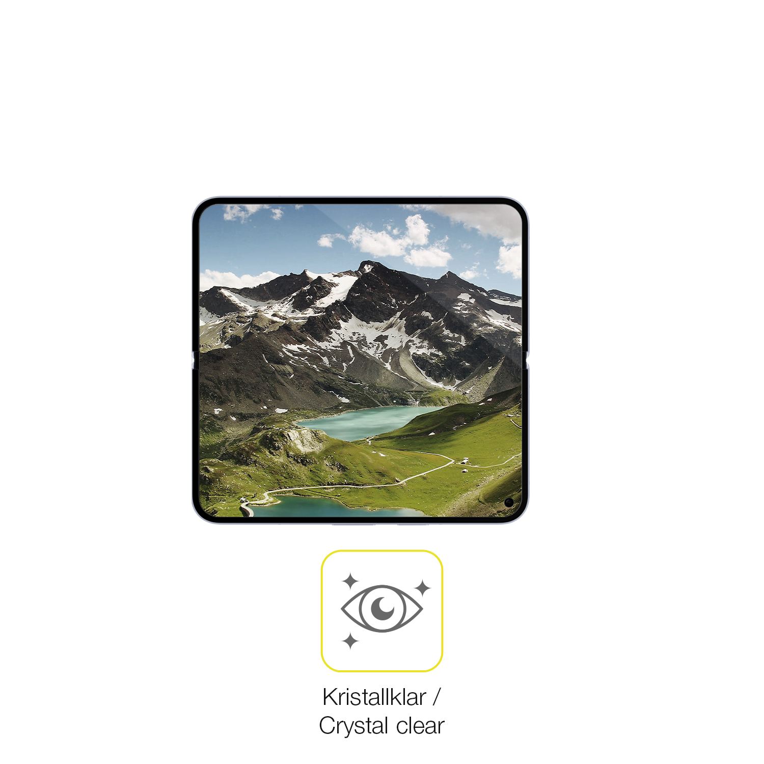 Dünne und klare Folie passend zugeschnitten für Google Pixel 10 Pro Fold Innenseite
