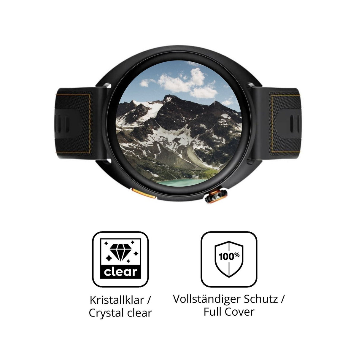 Dünne und klare Folie passend zugeschnitten für Hammer Watch Ventus Pro