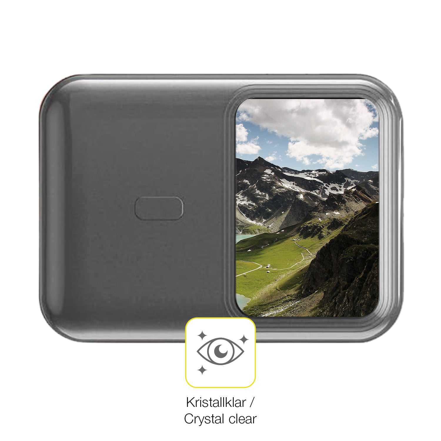 Dünne und klare Folie passend zugeschnitten für hganus PowerBank H5