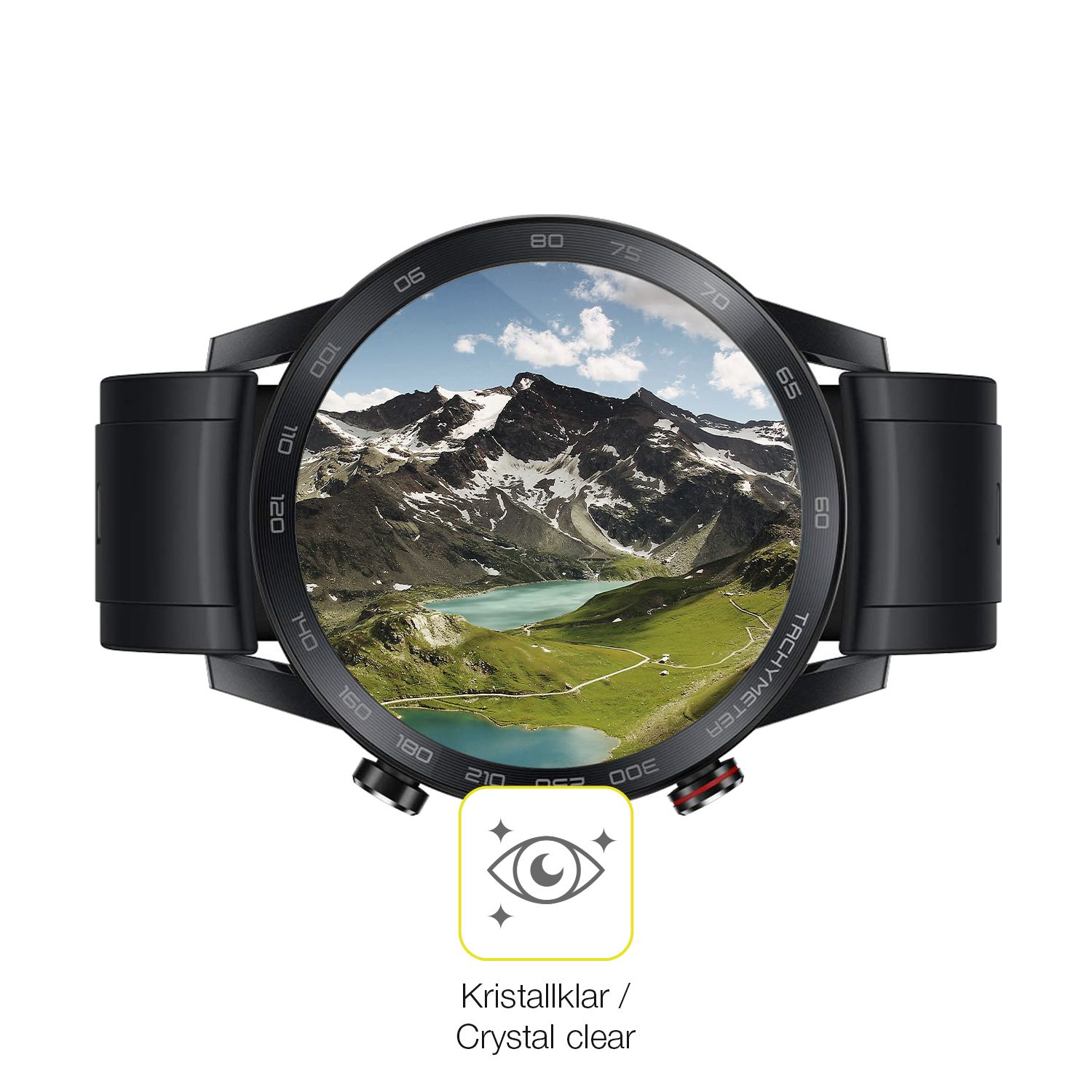 Dünne und klare Folie passend zugeschnitten für Honor Magic Watch 2 46mm