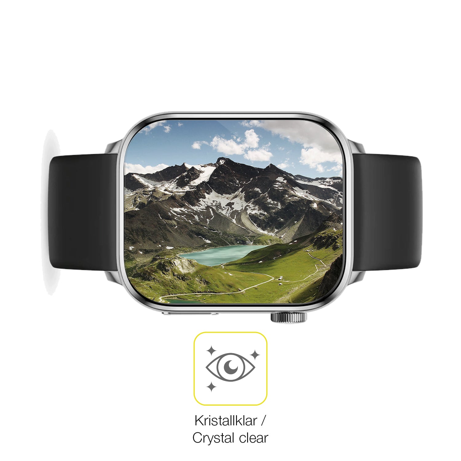 Dünne und klare Folie passend zugeschnitten für Ice-Watch Smart 3.0 1.78 Zoll