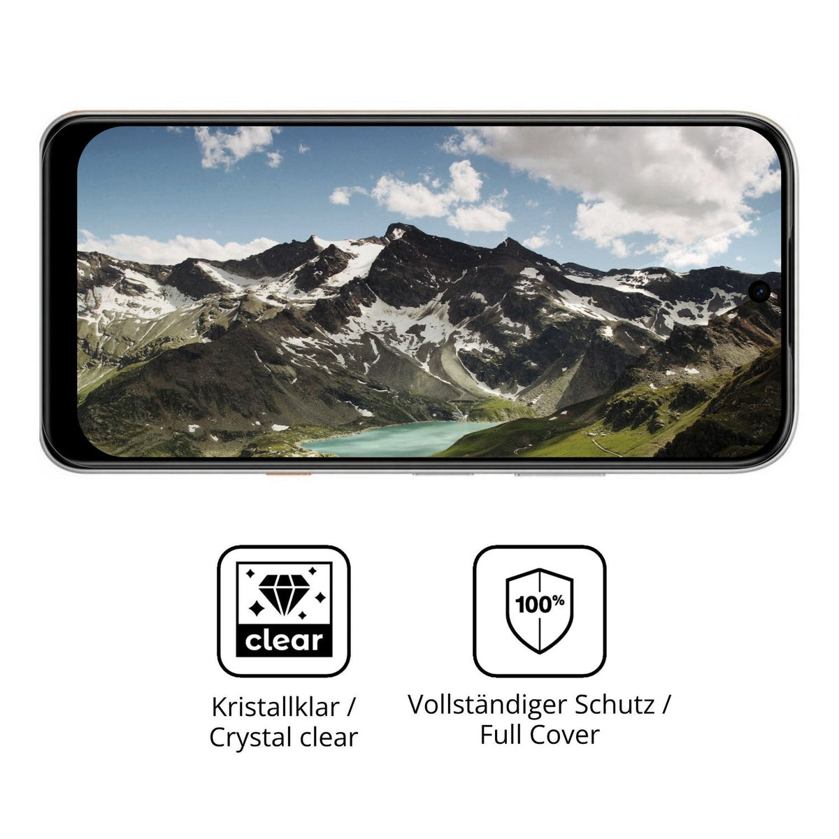 Dünne und klare Folie passend zugeschnitten für Infinix Hot 70 Pro