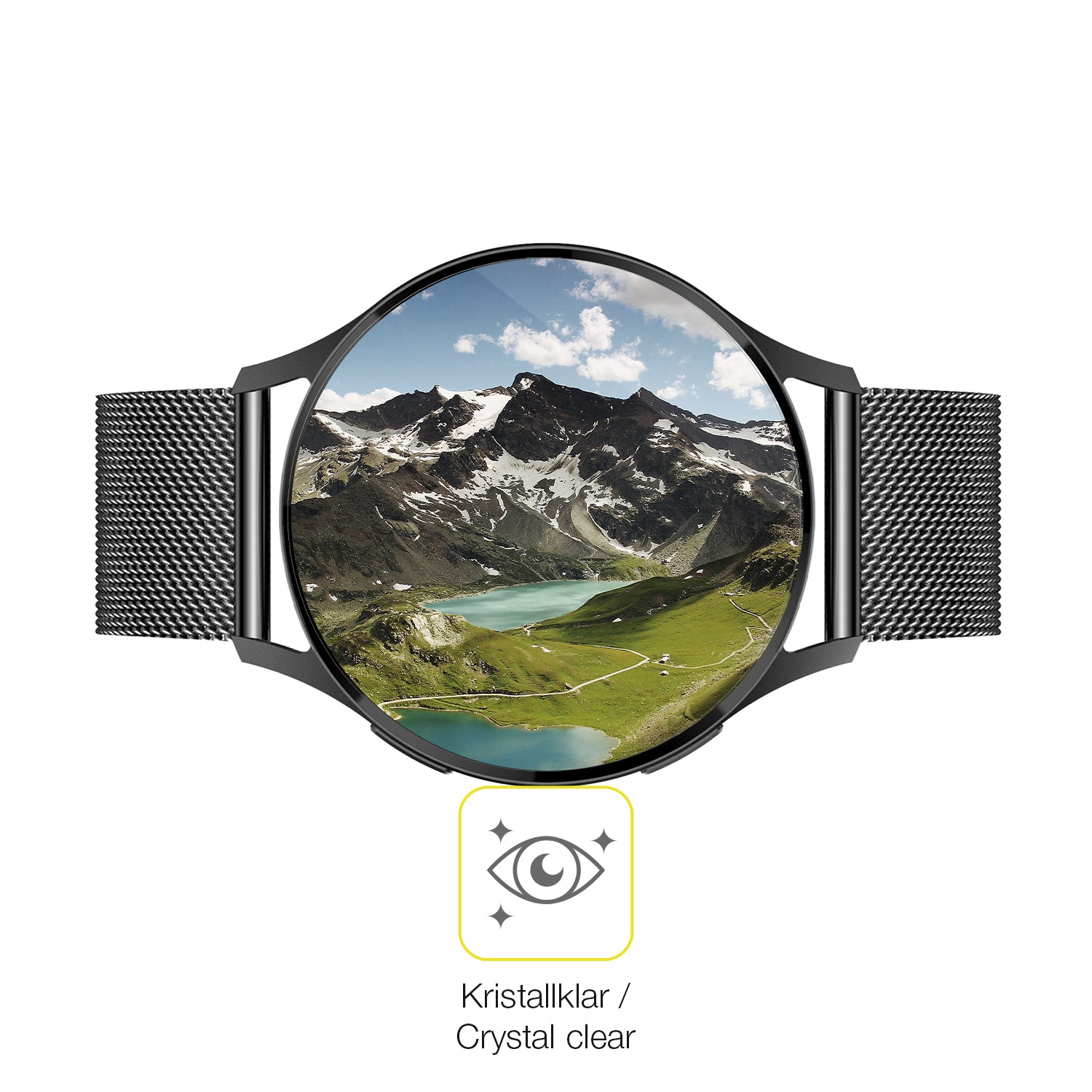 Dünne und klare Folie passend zugeschnitten für Levowatch Edgy