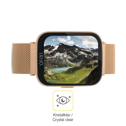 Dünne und klare Folie passend zugeschnitten für Liu Jo Smartwatch Voice Mini