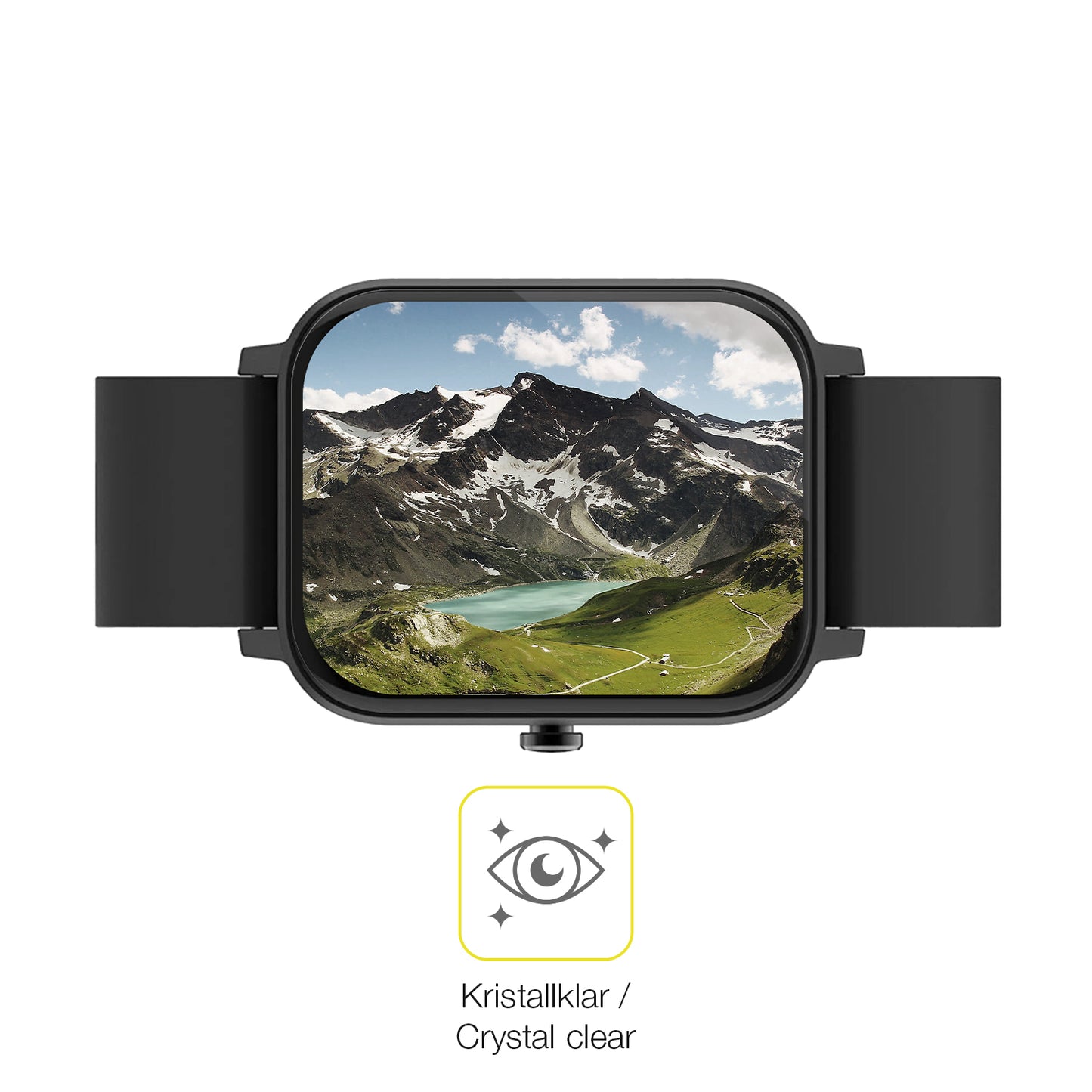 Dünne und klare Folie passend zugeschnitten für Matast Smartwatch