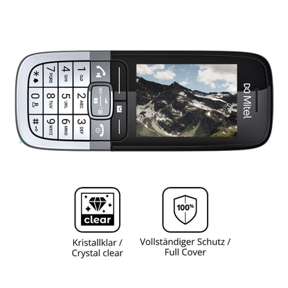 Dünne und klare Folie passend zugeschnitten für Mitel OpenScape DECT Phone SL7