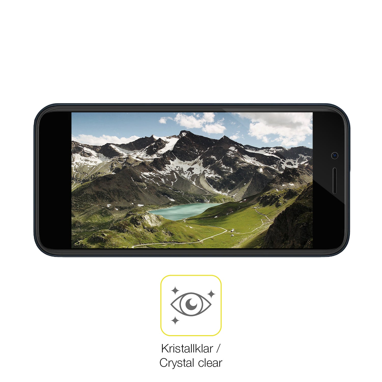 Dünne und klare Folie passend zugeschnitten für Mobicel MX2 Plus