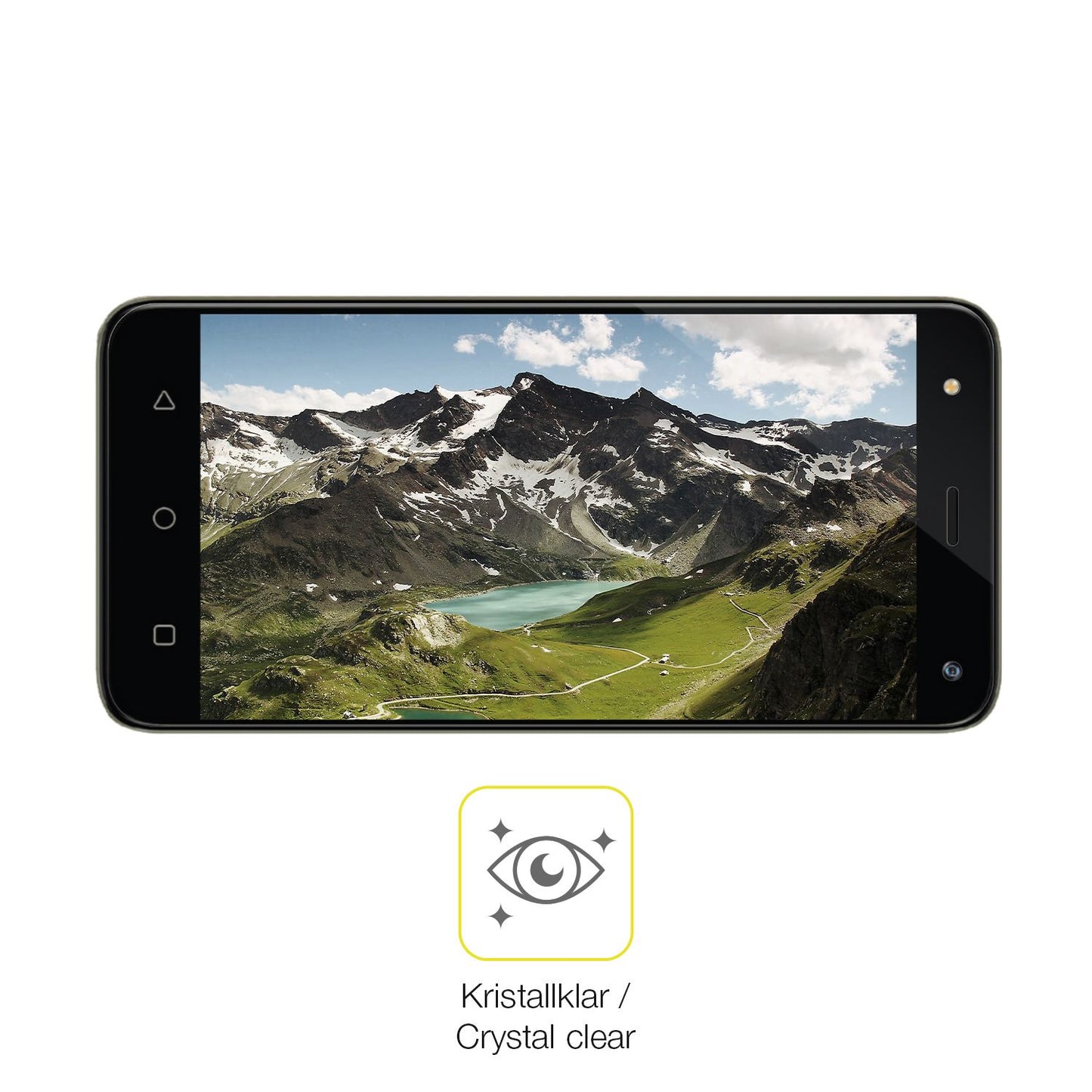 Dünne und klare Folie passend zugeschnitten für Mobicel MX3
