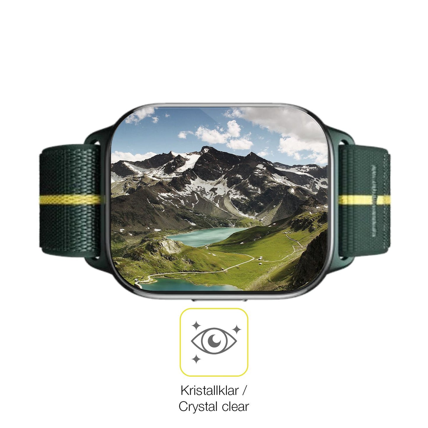 Dünne und klare Folie passend zugeschnitten für Motorola Moto Watch Fit 1.9 Zoll