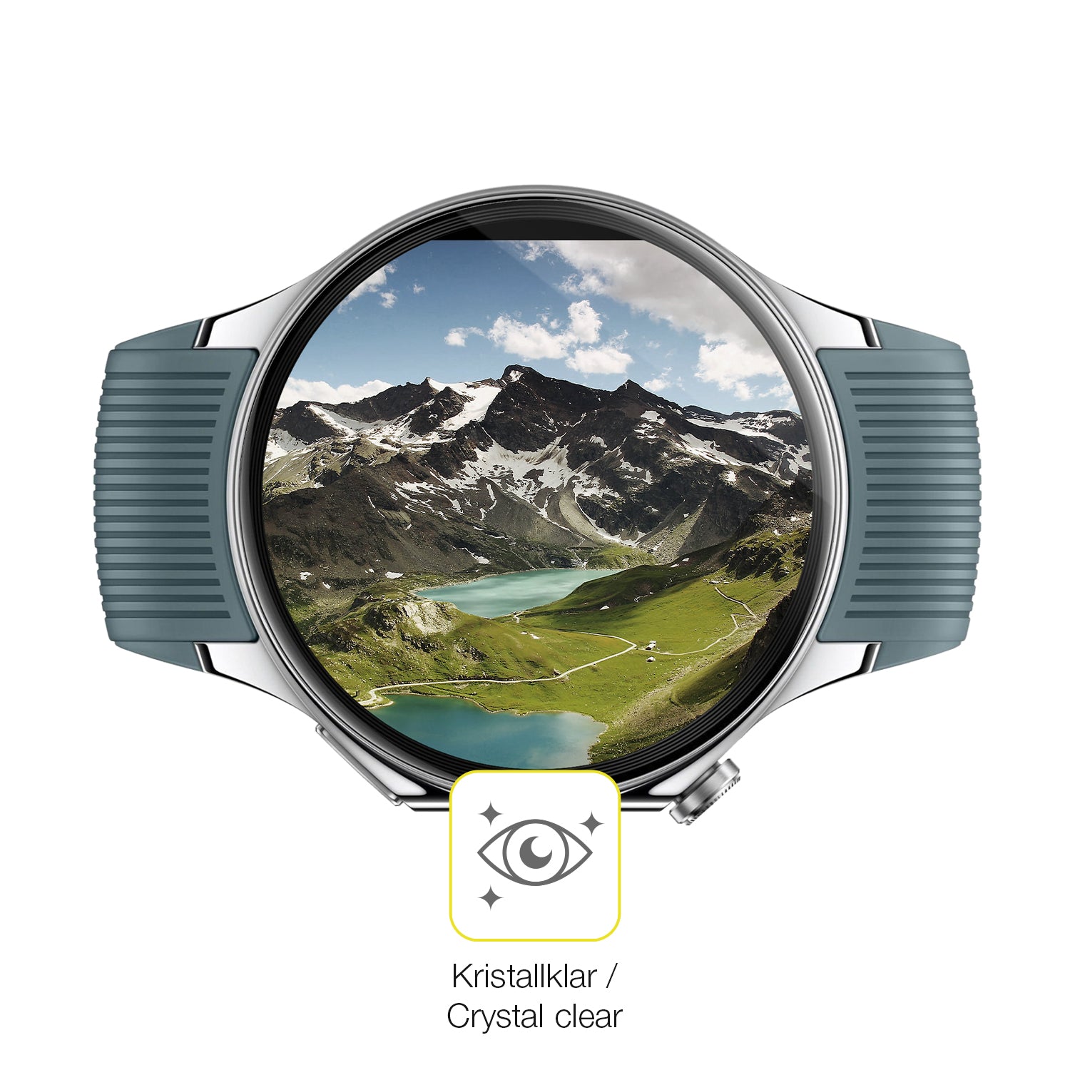 Dünne und klare Folie passend zugeschnitten für OnePlus Watch 2