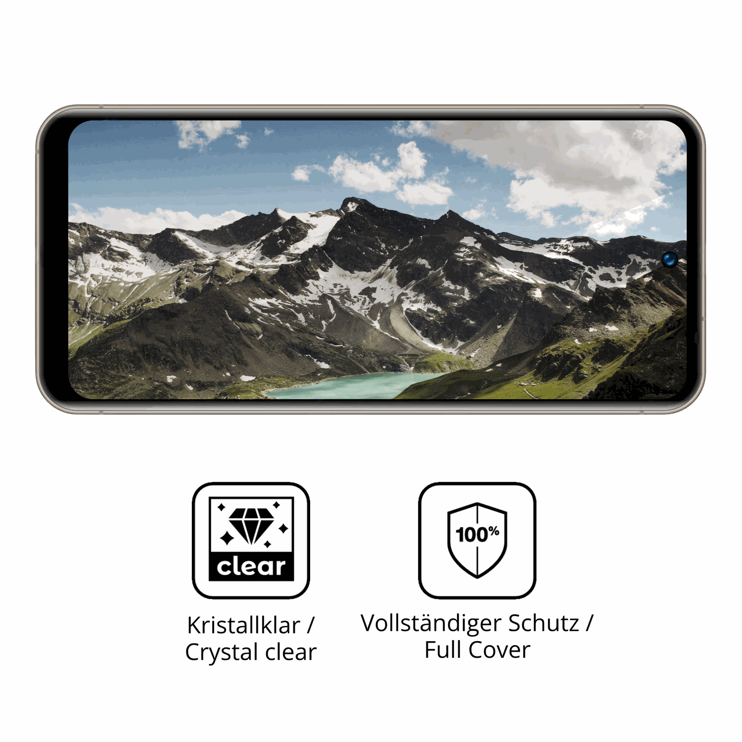 Dünne und klare Folie passend zugeschnitten für Peace Nova 16 Pro