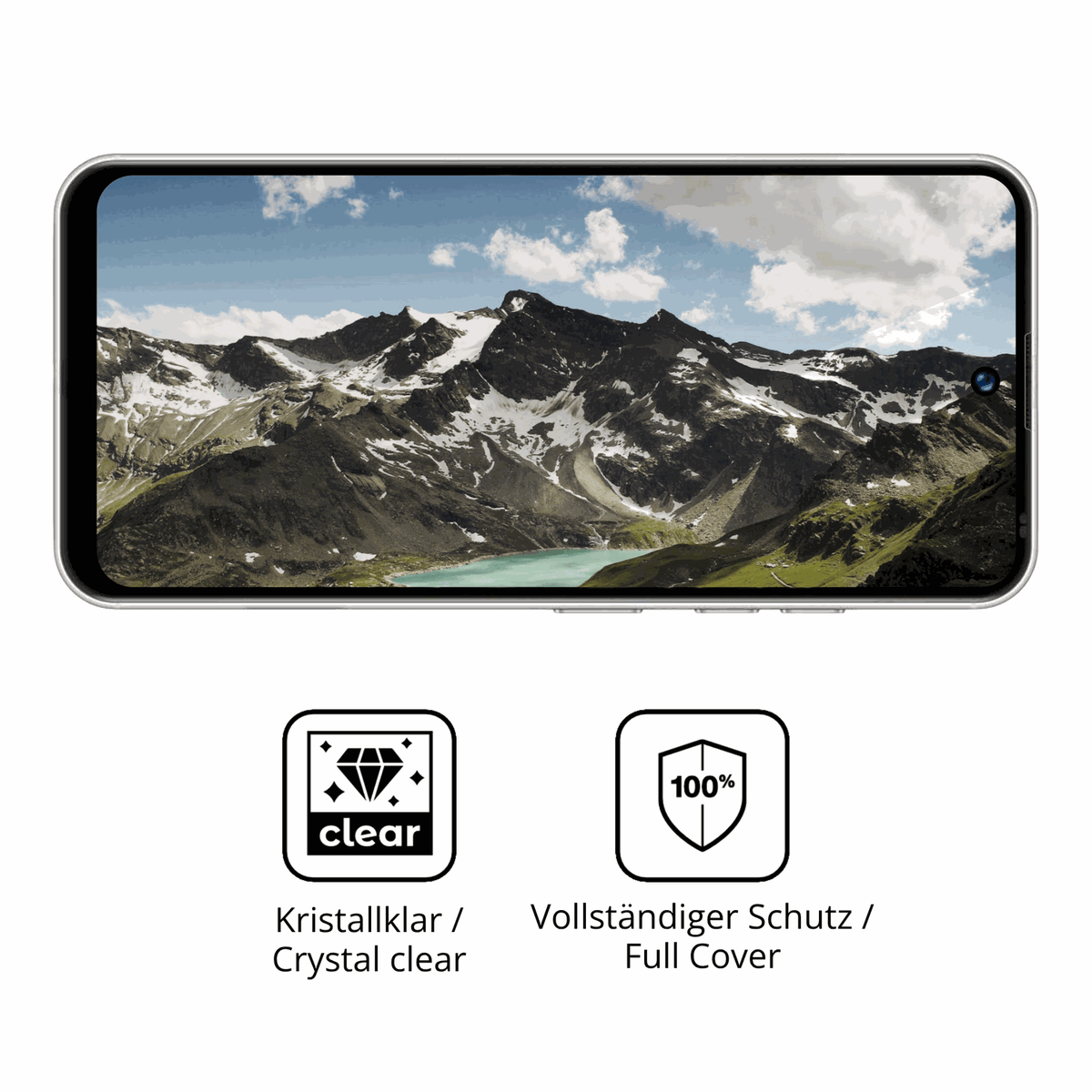Dünne und klare Folie passend zugeschnitten für Peace Nova 17 Pro