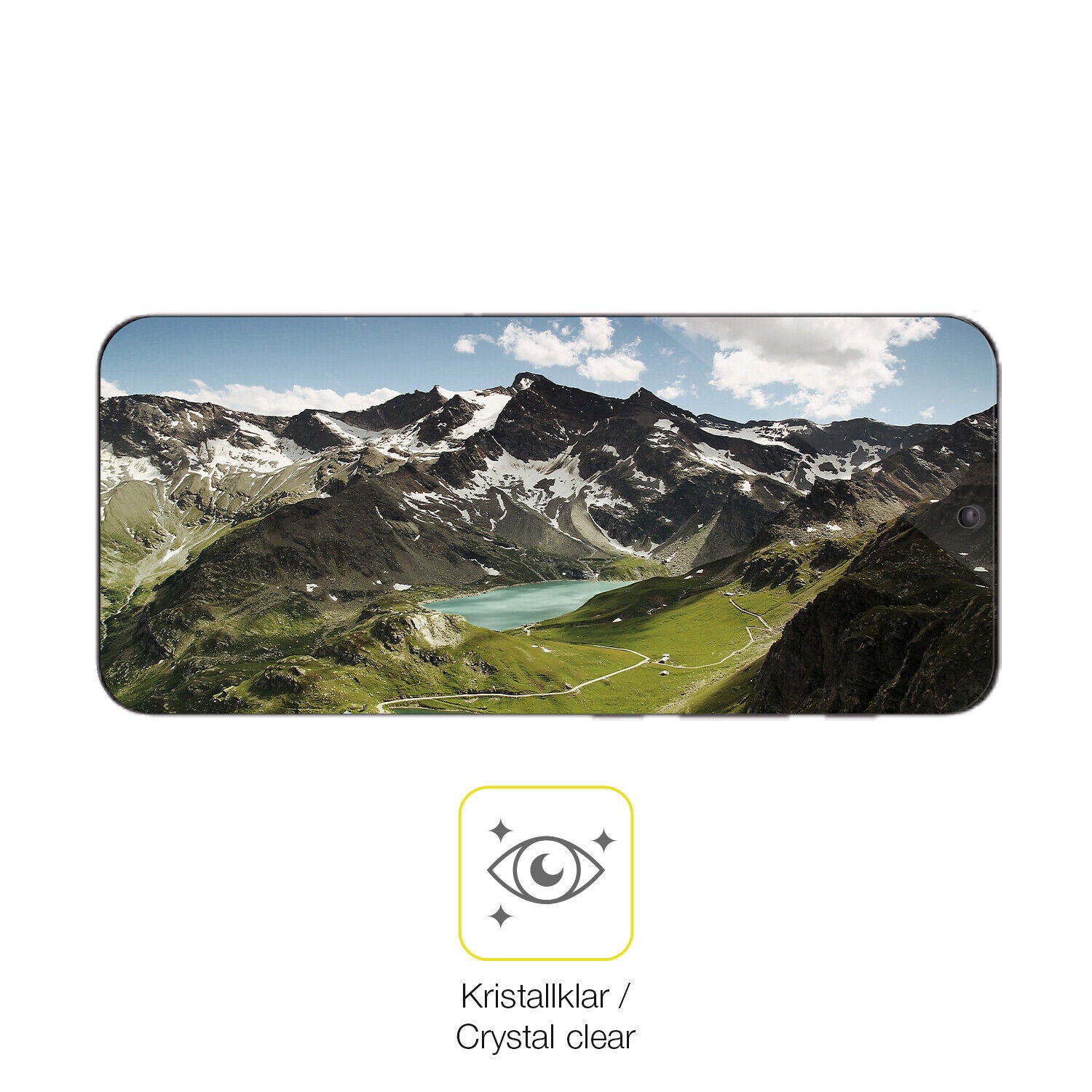 Dünne und klare Folie passend zugeschnitten für Realme 10 Pro