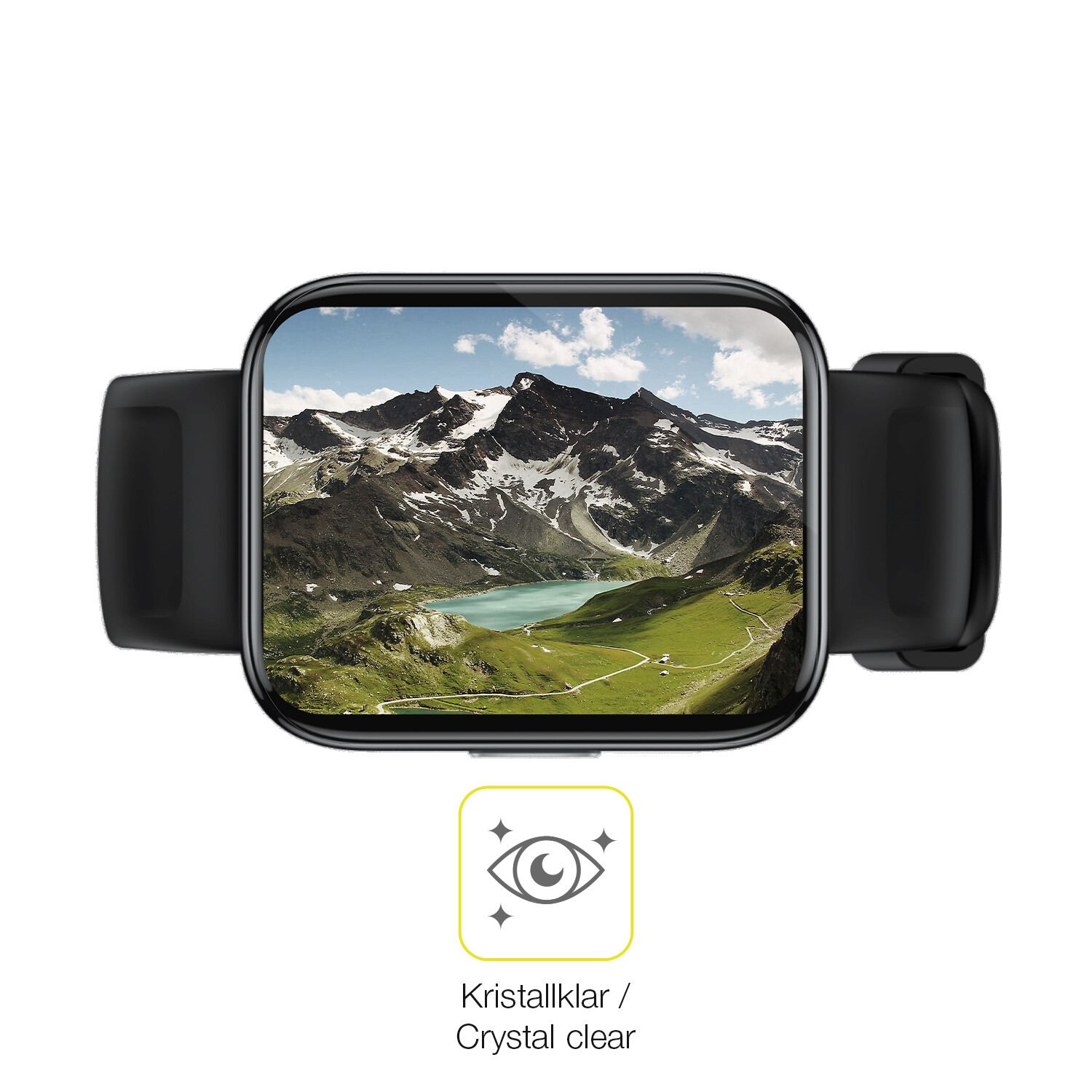 Dünne und klare Folie passend zugeschnitten für Realme Watch 3