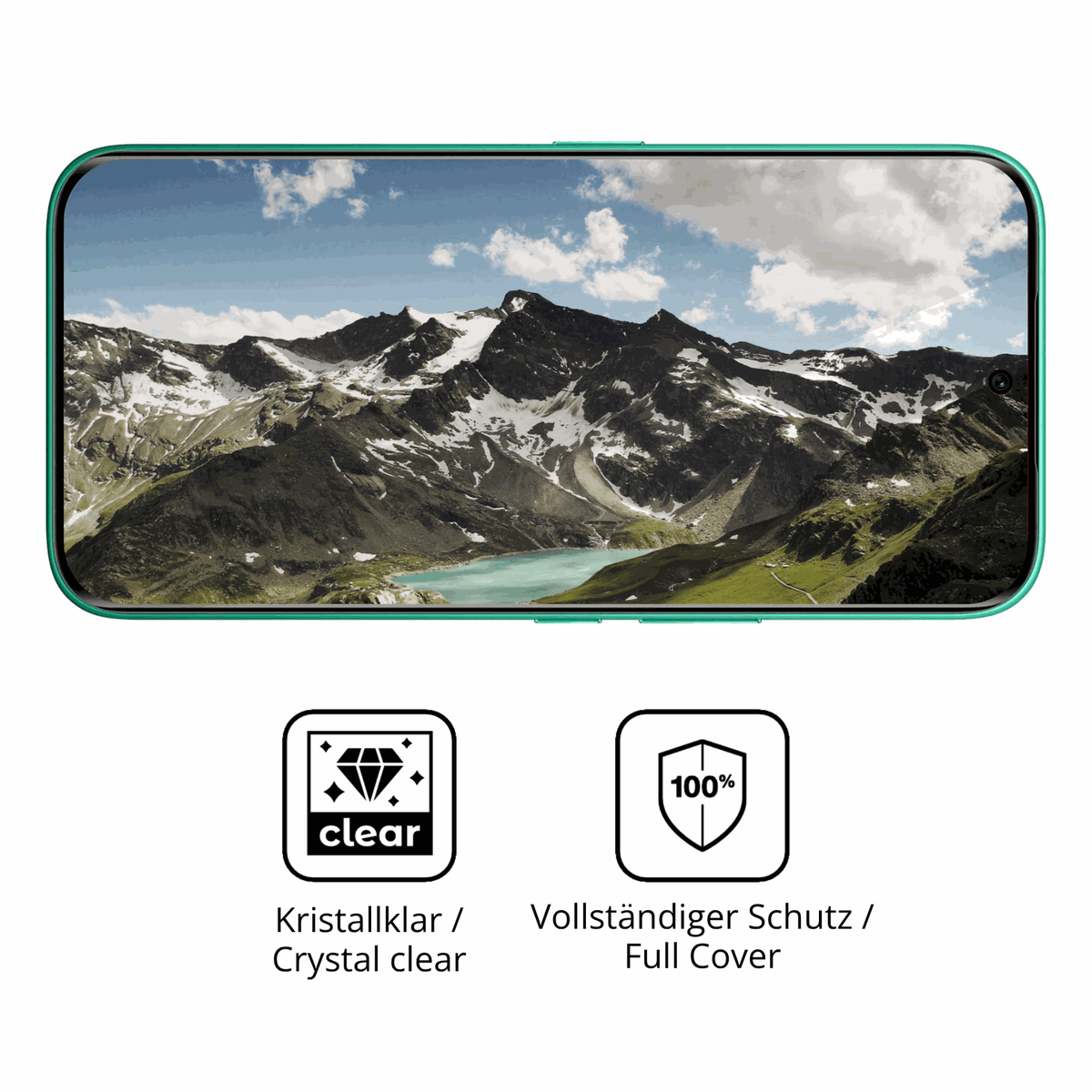 Dünne und klare Folie passend zugeschnitten für Tecno Camon 50 Pro
