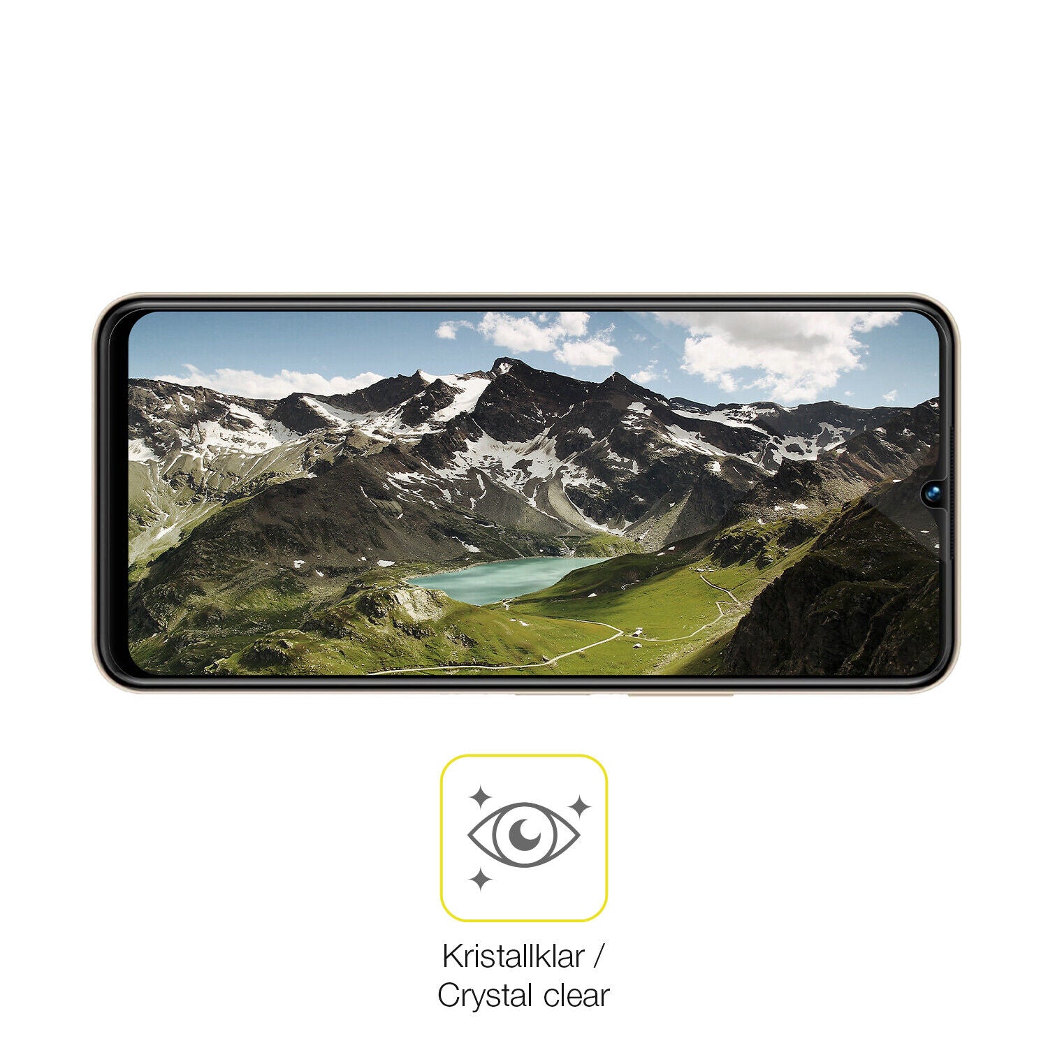 Dünne und klare Folie passend zugeschnitten für VIVO Y35 5G