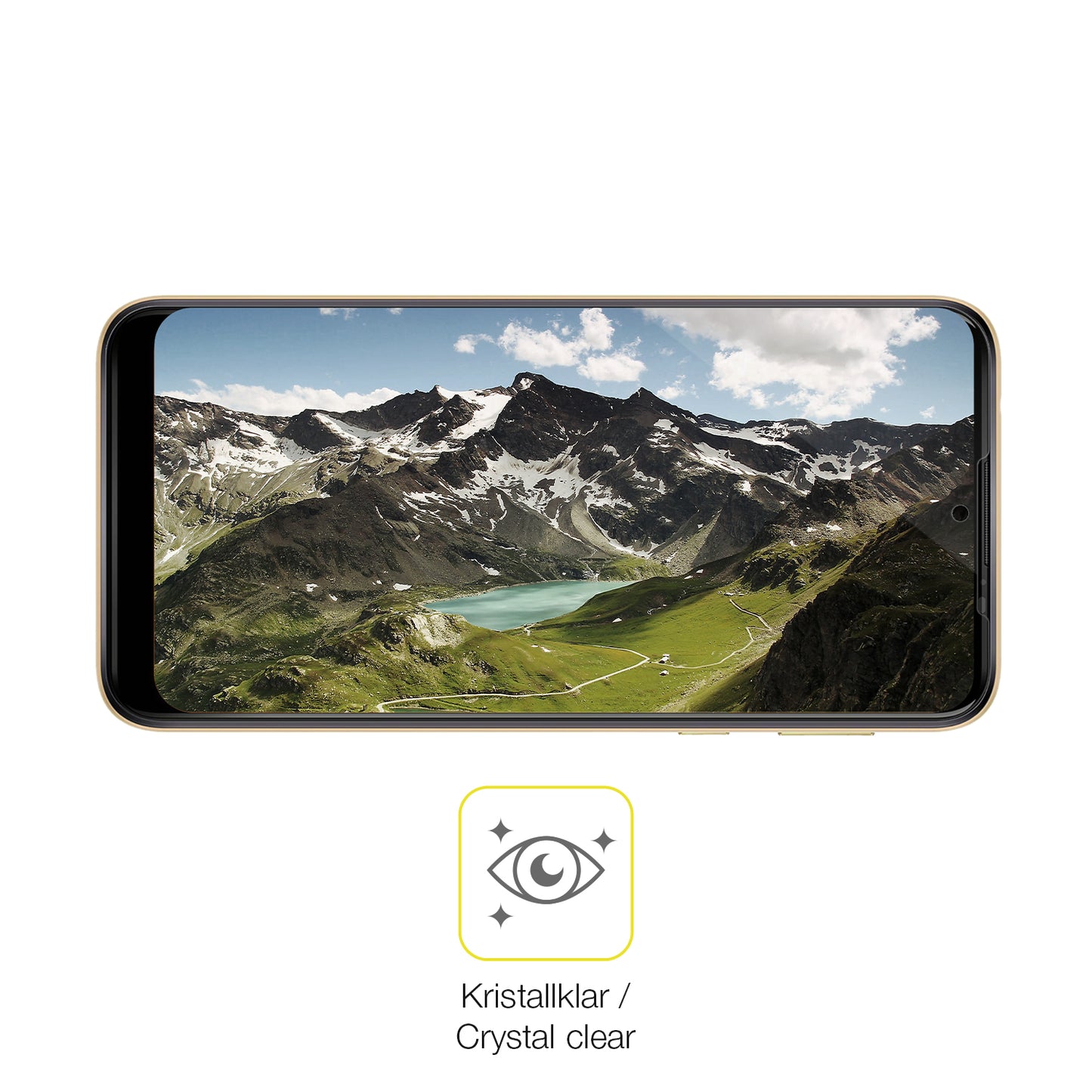 Dünne und klare Folie passend zugeschnitten für Wiko Y81