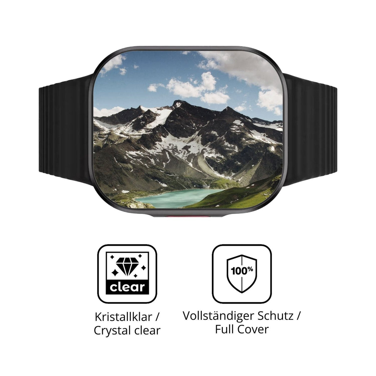 2x 3D Full Cover Schutzfolie für Xiaomi Redmi Watch 6 Lite