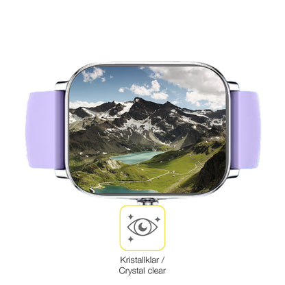 Dünne und klare Folie passend zugeschnitten für Zhizhi Smartwatch P90 1.85 Zoll