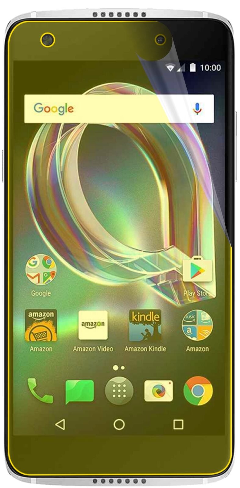 Klare Displayschutzfolie von dipos passend für Alcatel Idol 5s, 100% Displayabdeckung und blasenfreie Montage