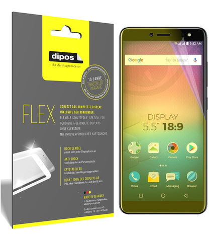 Klare Displayschutzfolie von dipos passend für Allview V3 Viper, 100% Displayabdeckung und blasenfreie Montage