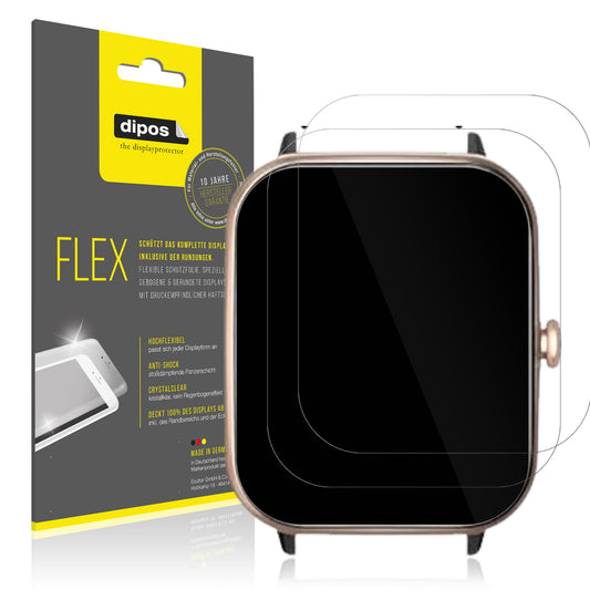 Klare Displayschutzfolie von dipos passend für Banlvs T6 1.83 Zoll, 100% Displayabdeckung und blasenfreie Montage