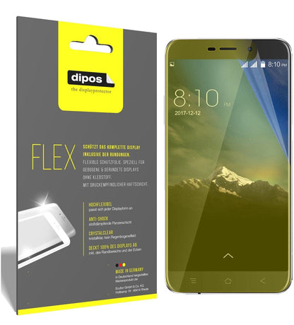 Klare Displayschutzfolie von dipos passend für Blackview A10, 100% Displayabdeckung und blasenfreie Montage