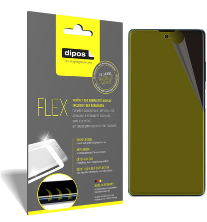 Klare Displayschutzfolie von dipos passend für Blackview A100, 100% Displayabdeckung und blasenfreie Montage