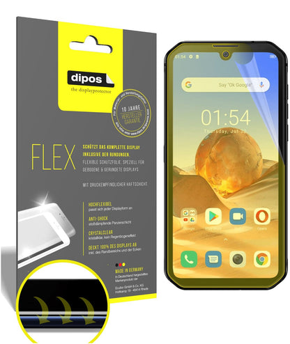 Klare Displayschutzfolie von dipos passend für Blackview BV9900, 100% Displayabdeckung und blasenfreie Montage