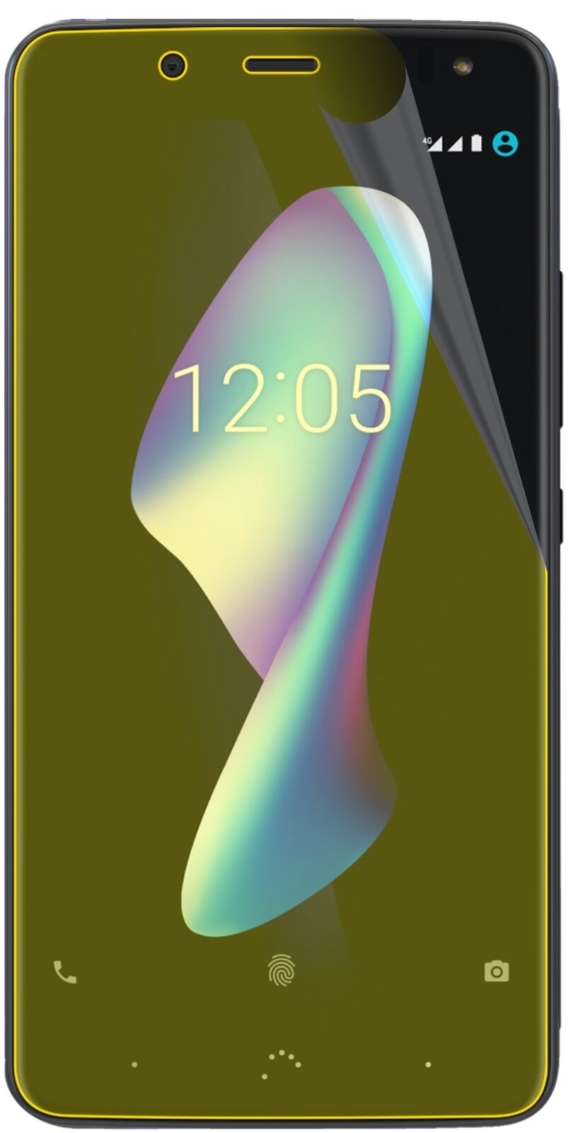 Klare Displayschutzfolie von dipos passend für BQ Aquaris V Plus, 100% Displayabdeckung und blasenfreie Montage