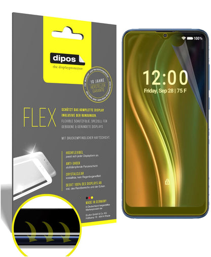 Klare Displayschutzfolie von dipos passend für Coolpad Legacy 5G, 100% Displayabdeckung und blasenfreie Montage