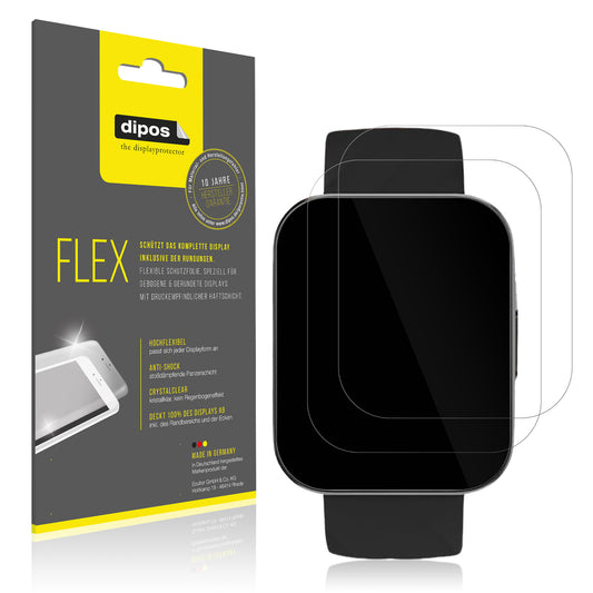 Klare Displayschutzfolie von dipos passend für Dakofied D1, 100% Displayabdeckung und blasenfreie Montage