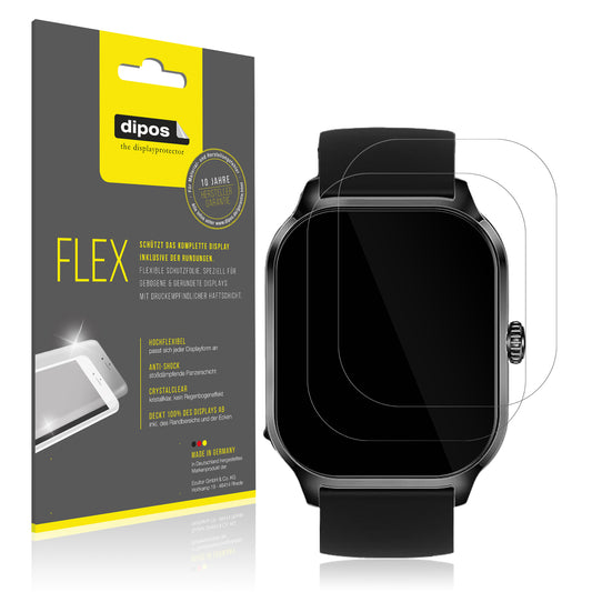 Klare Displayschutzfolie von dipos passend für Ddidibi P1141 1.85 Zoll, 100% Displayabdeckung und blasenfreie Montage