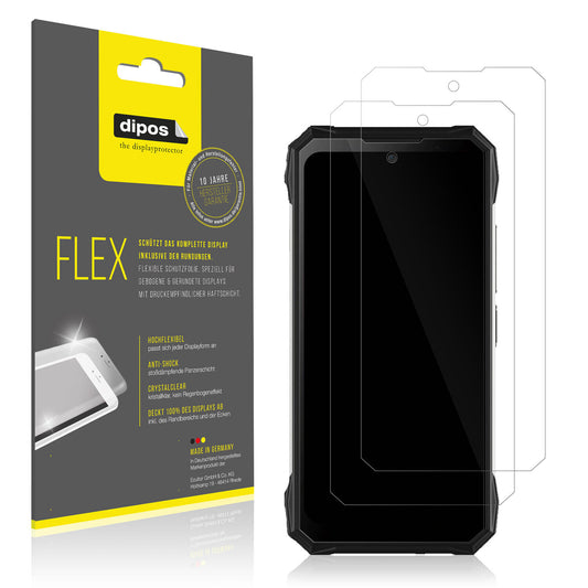 Klare Displayschutzfolie von dipos passend für Doogee S89 Pro, 100% Displayabdeckung und blasenfreie Montage