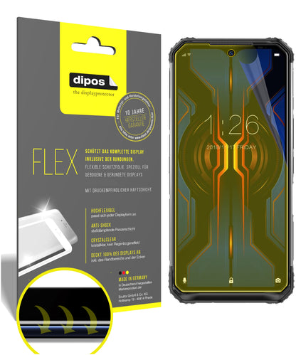 Klare Displayschutzfolie von dipos passend für Doogee S95 Pro, 100% Displayabdeckung und blasenfreie Montage
