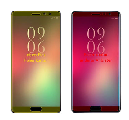 Klare Displayschutzfolie von dipos passend für Elephone C9, 100% Displayabdeckung und blasenfreie Montage