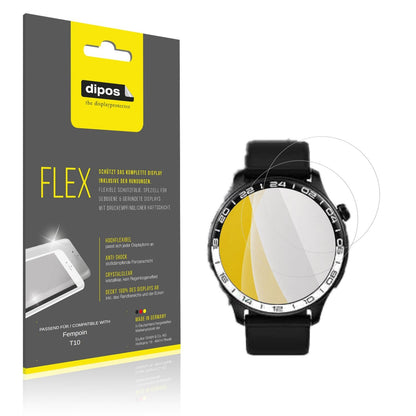 Klare Displayschutzfolie von dipos passend für Fempoin T10, 100% Displayabdeckung und blasenfreie Montage